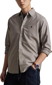 Polo Ralph Lauren Classic Fit Garment Dyed Cotton Button-Up Shirt