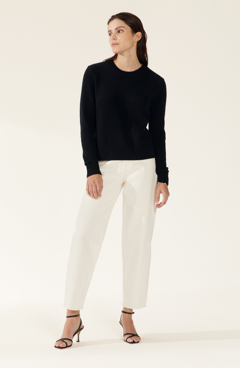 Italic Mila Cashmere Boxy Crop Sweater, Alternate, color, 