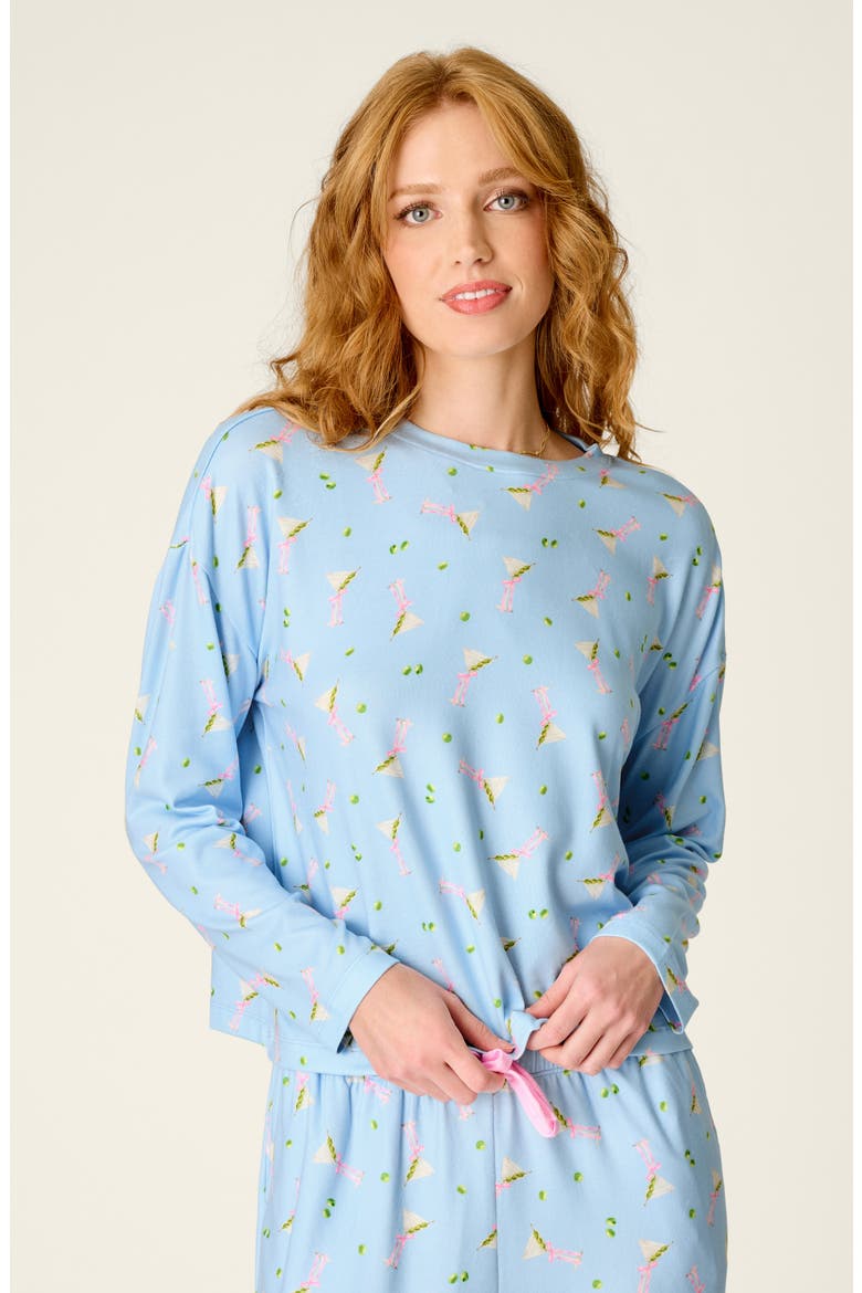 Olive You Pajamas, Alternate, color, BREEZE