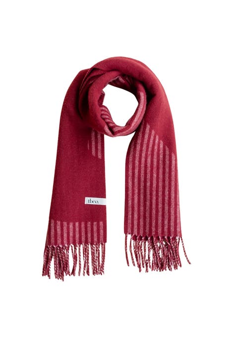 Lambswool Jacquard Oversized Scarf