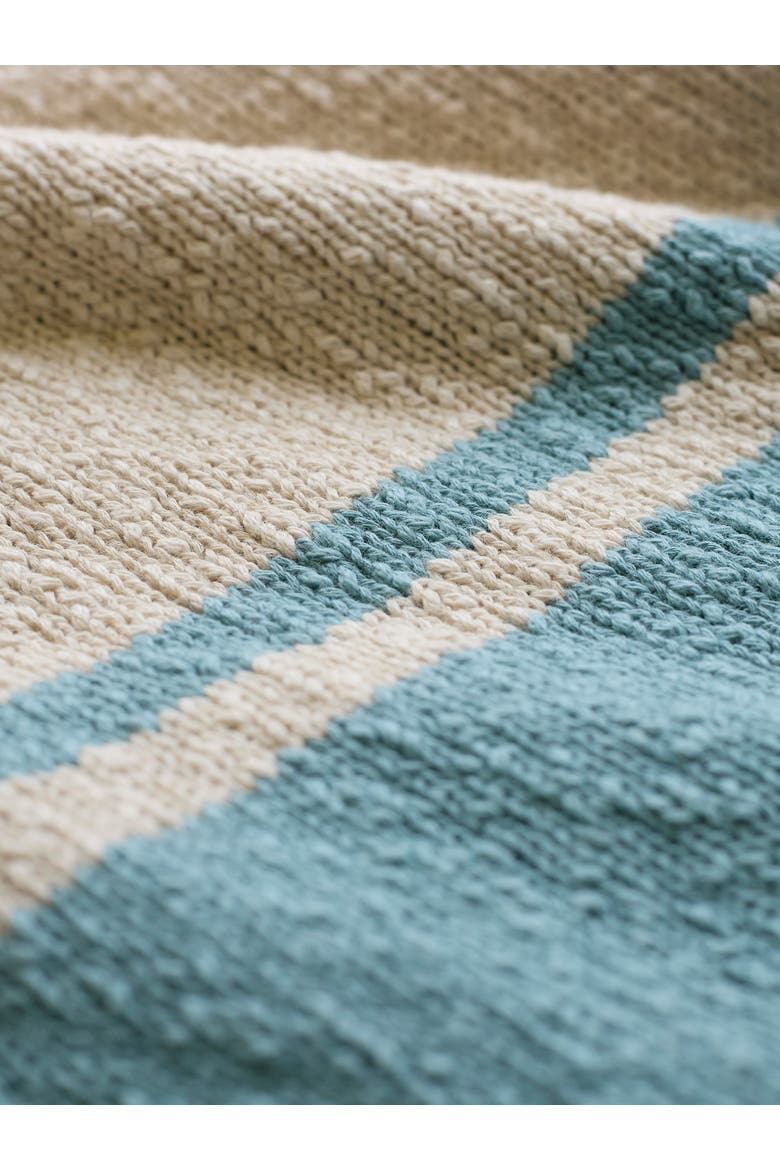 Slub Yarn Colourblock Sweater, Alternate, color, SKYLIGHT / OATMEAL