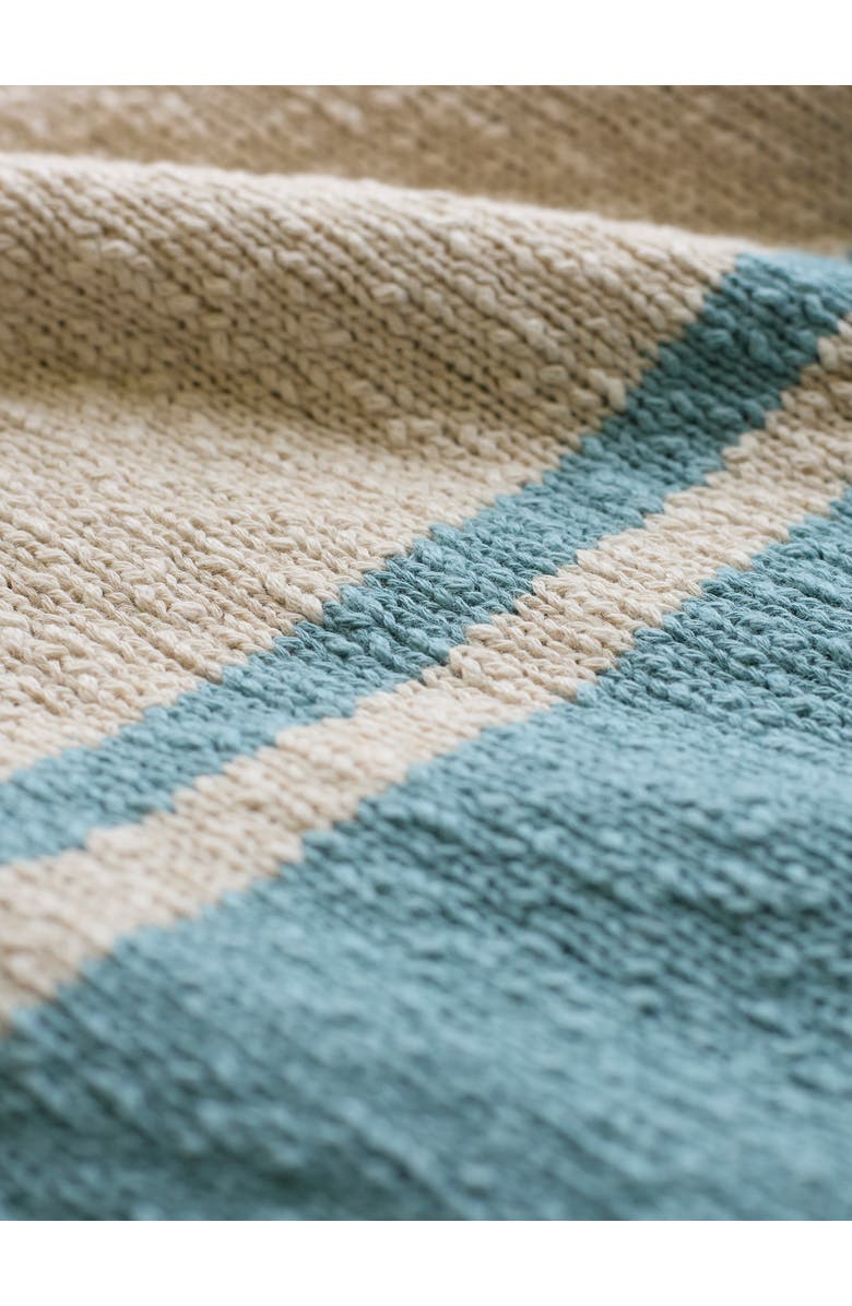 Celtic & Co. Slub Yarn Colourblock Sweater, Alternate, color, Skylight / Oatmeal