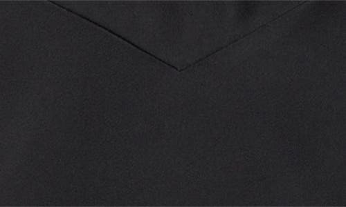 Monse Lace Trim Handkerchief Hem Satin Minidress In Black
