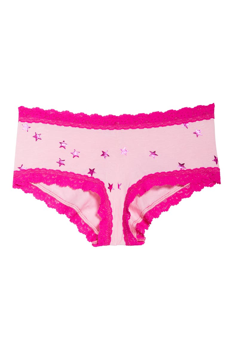 x Lindsi Lane Shooting Star Boyshorts, Alternate, color, PINK/FUCHSIA