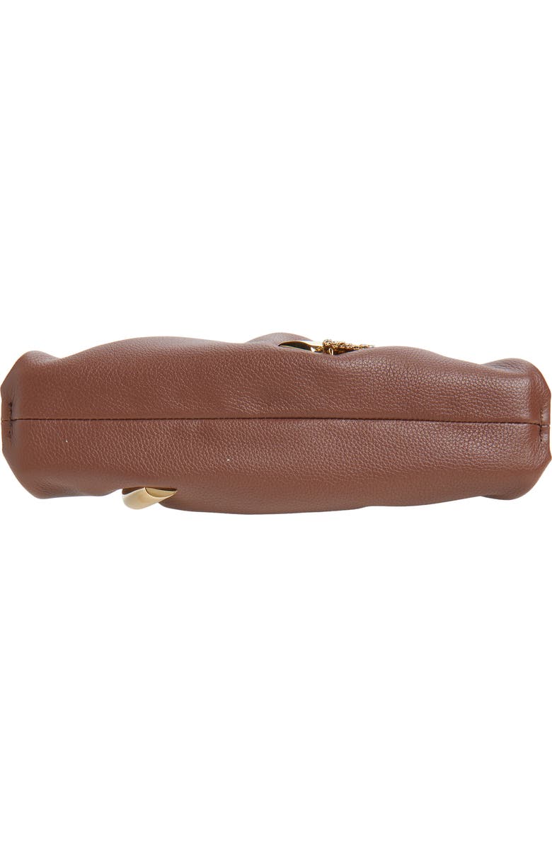 L’alingi Karma Leather Pouch, Alternate, color, Chocolate Brown
