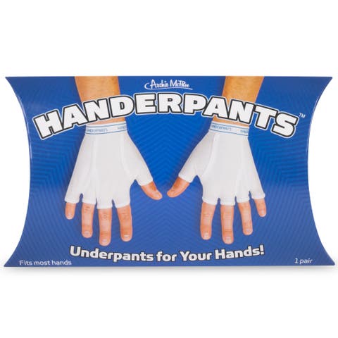 White Fingerless Cotton Gloves