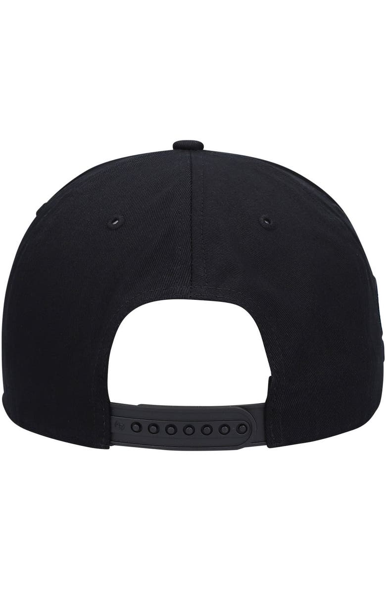 '47 Men's '47 Black Seattle Kraken Crosstown Script Hitch Snapback Hat, Alternate, color, Black