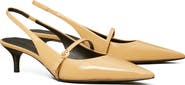 Tory Burch Double T Buckle Slingback Mary Jane Kitten Heel Pump