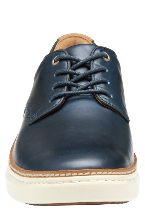Johnston & Murphy Mcguffey 2 175th Plain Toe Derby In Navy Oiled American Full Grain