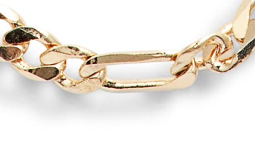 Child Of Wild Maria Figaro Chain Necklace In Gold