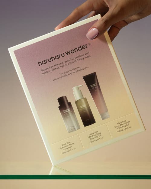 Haruharu Wonder Cleanse & Glow Set