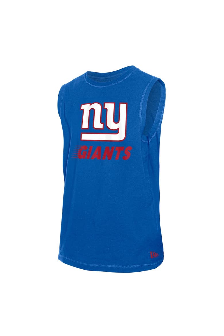 Men's New Era  Royal New York Giants Leisure Collection Tank Top, Alternate, color, Royal
