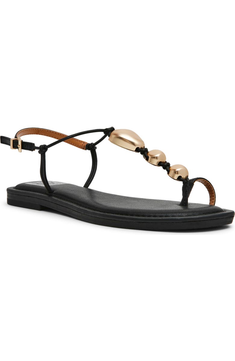 DV by Dolce Vita Jazi Toe Loop Sandal, Main, color, Black