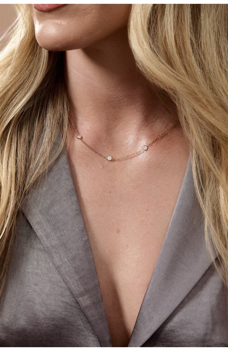 Set & Stones Faye Necklace, Main, color, Gold