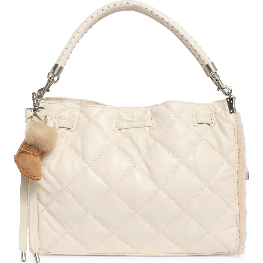 Steve Madden Nala Quilted Tote Bag In Neutral