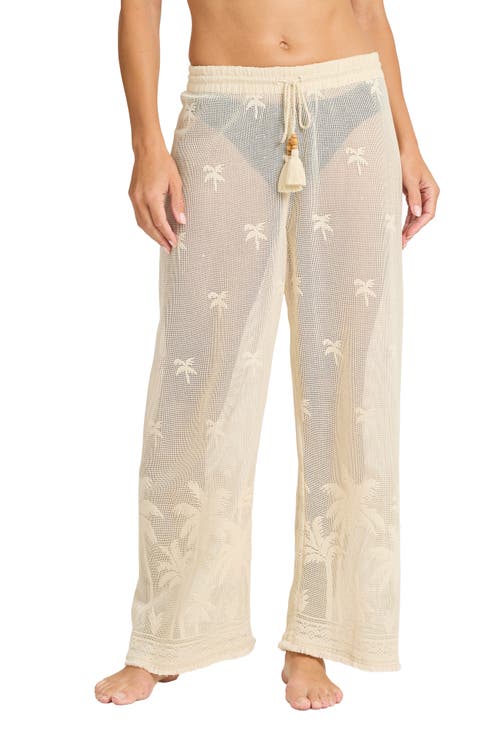 Marina Mesh Beach Cover-Up Pants