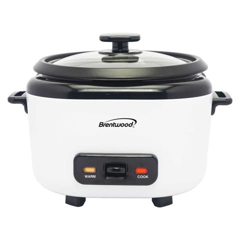 10-Cups Cooked Rice Cooker with Steam Tray