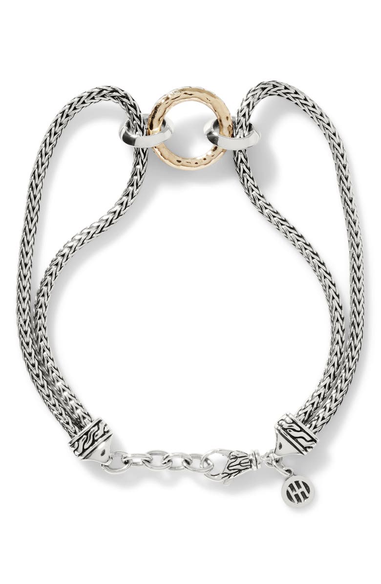 John Hardy Classic Chain Hammered Rope Bracelet, Alternate, color,