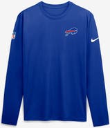 Nike Men's Nike Royal Buffalo Bills Sideline Small Logo Legend Dri-FIT Long Sleeve T-Shirt