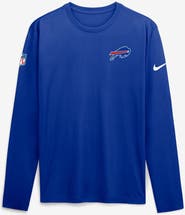 Nike Men's Nike Royal Buffalo Bills Sideline Small Logo Legend Dri-FIT Long Sleeve T-Shirt