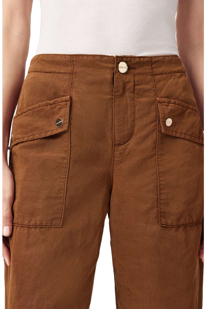 Val Twill Cargo Pants, Alternate, color, COGNAC BROWN