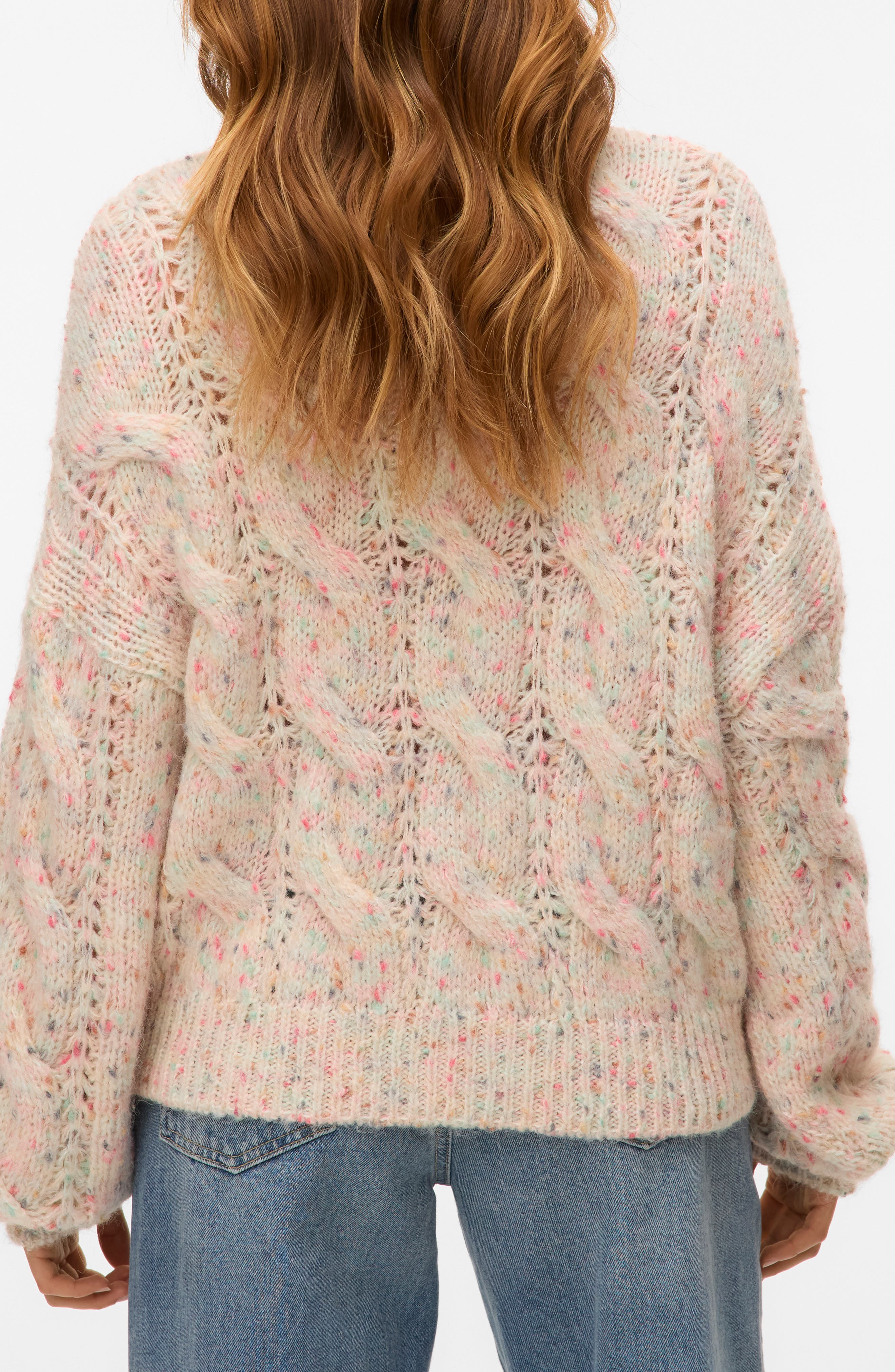 Zena Nep Cable Sweater - image 2