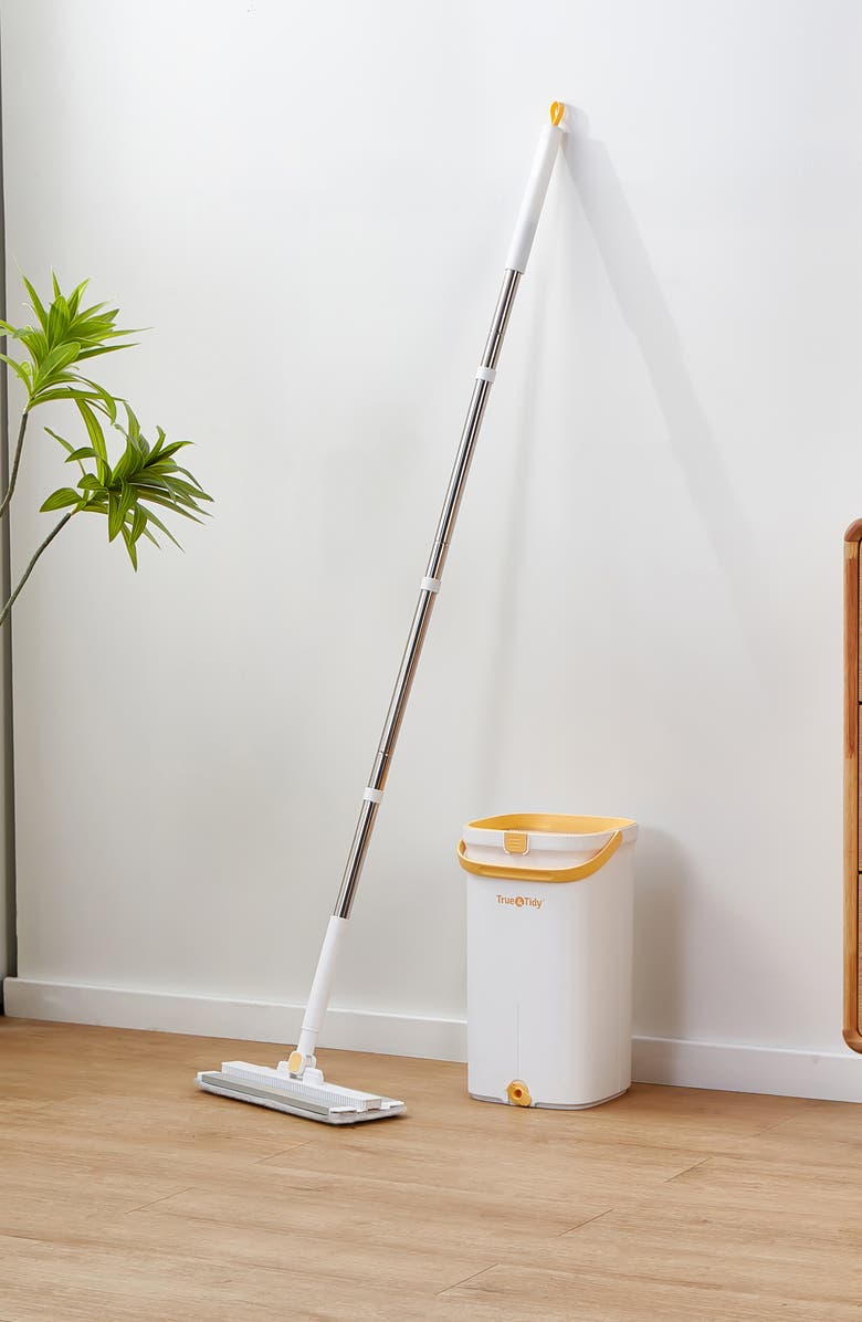 SALAV TrueClean Mop and Bucket Pump System, Alternate, color, Yellow