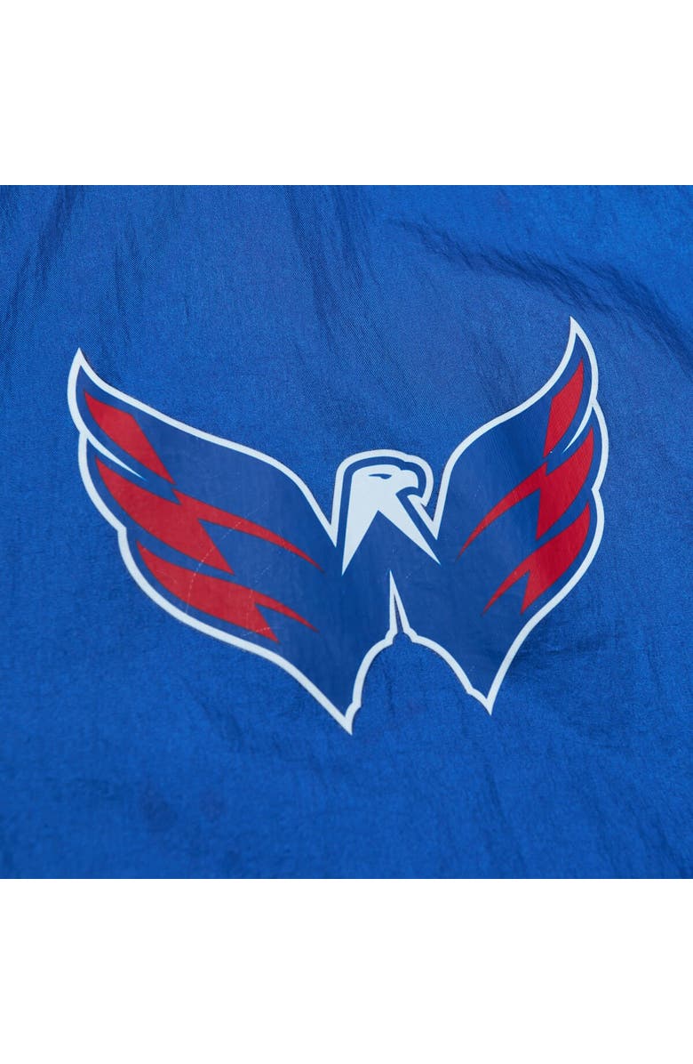 Mitchell & Ness Men's Mitchell & Ness Blue Washington Capitals Team OG 2.0 Anorak Half-Zip Windbreaker Jacket, Alternate, color,