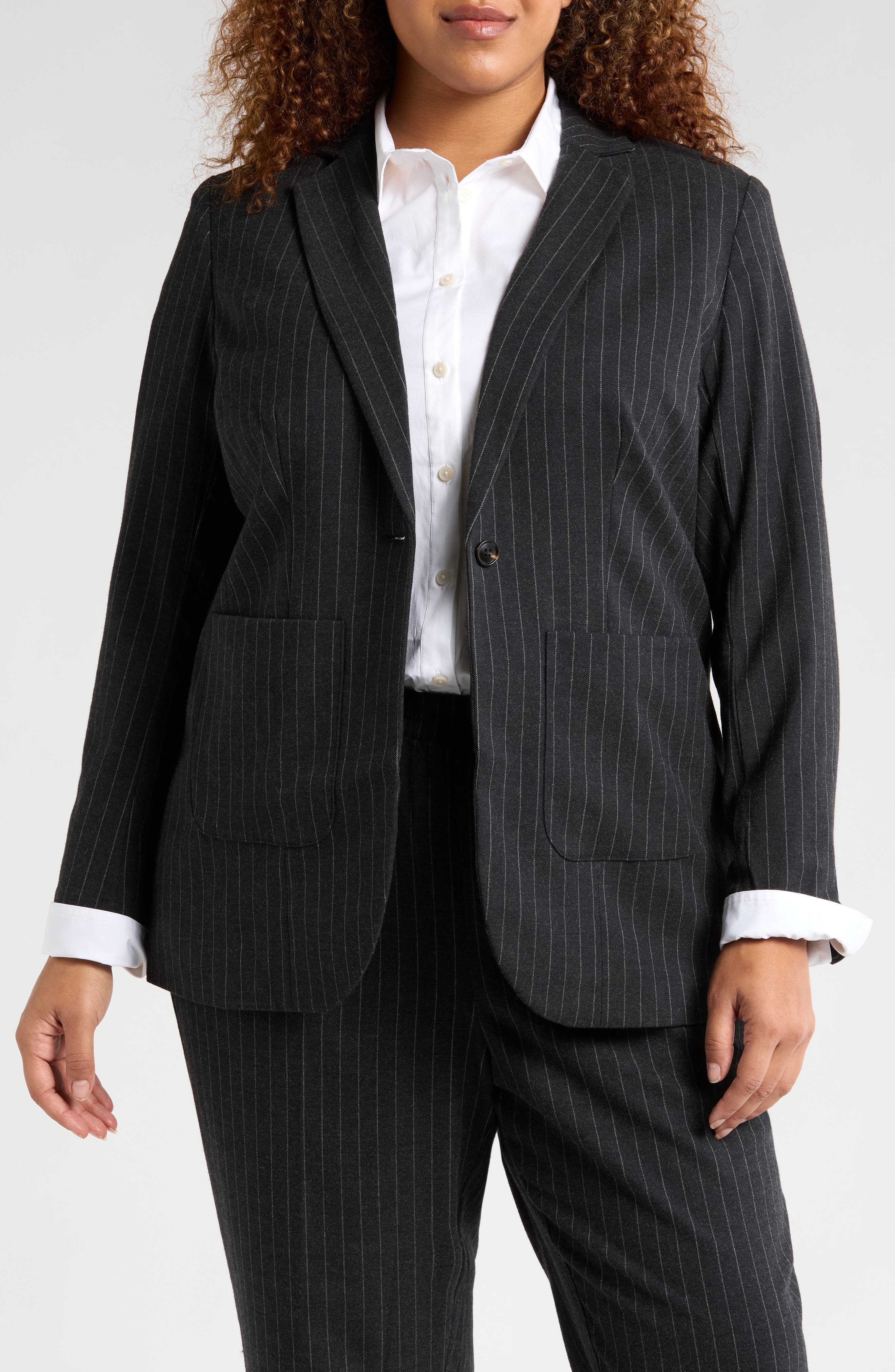 The Pinstripe Blazer