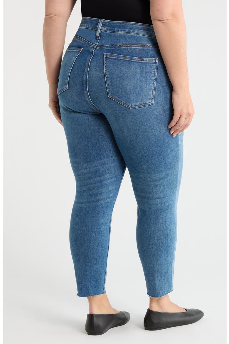 Rachael Fab Ab Raw Hem High Waist Crop Mom Jeans, Alternate, color, FAITHFUL
