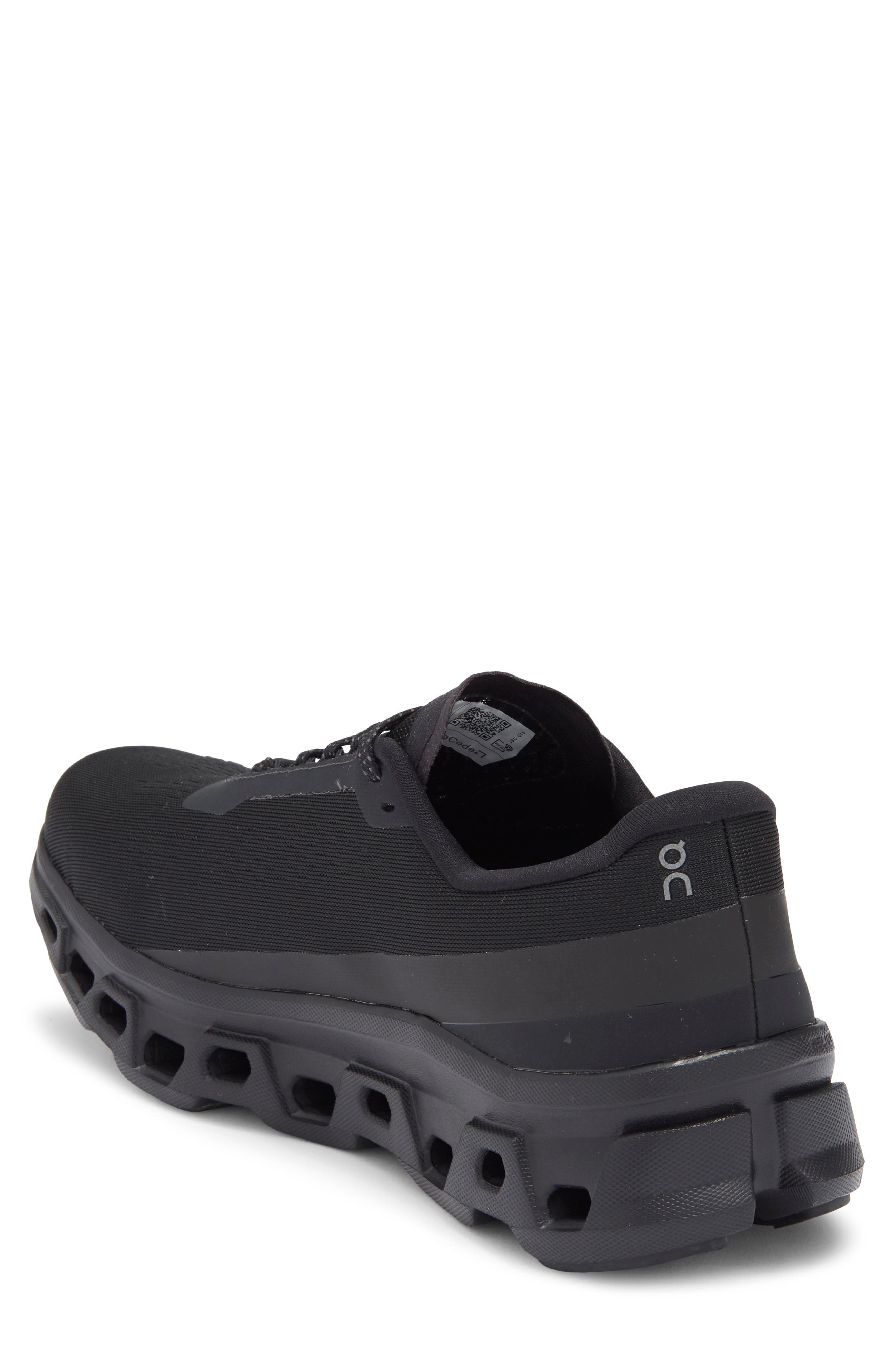On Cloudmonster 1 Running Shoe, Alternate, color, Black/ Black