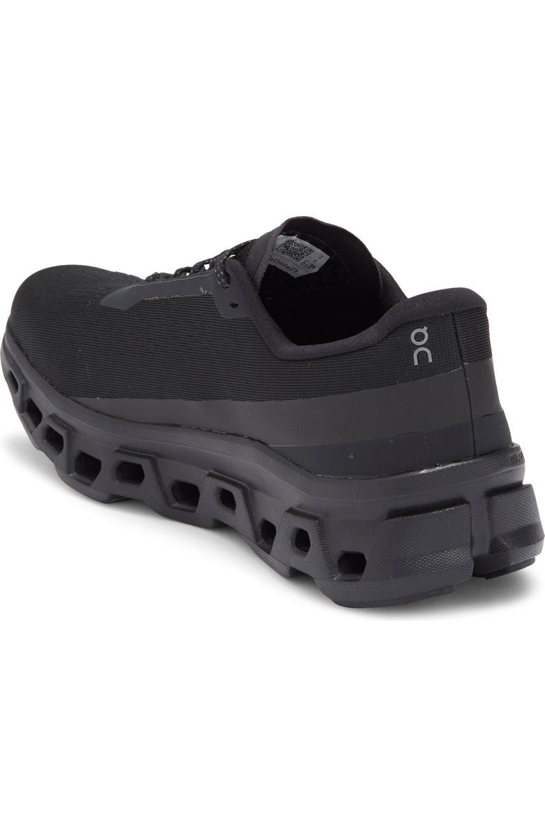 On Cloudmonster 1 Running Shoe, Alternate, color, Black/ Black