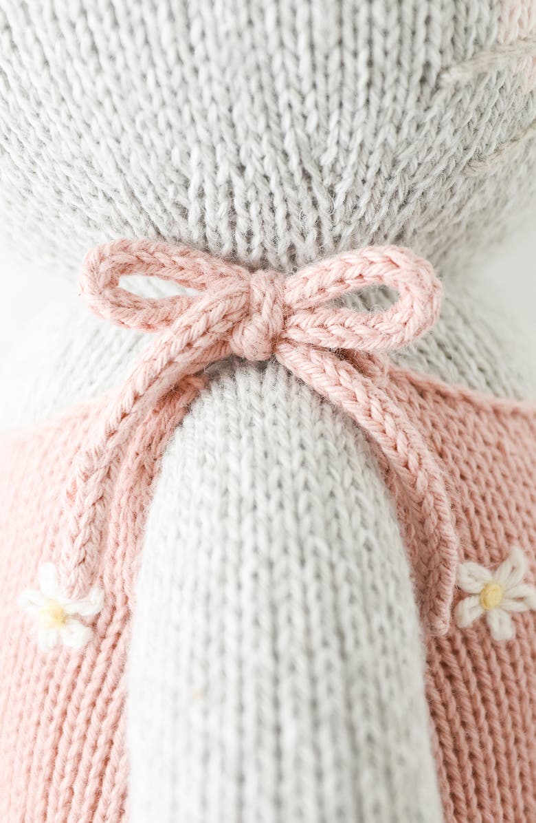 cuddle+kind Daisy the Kitten Stuffed Animal, Alternate, color, Pink/ Grey