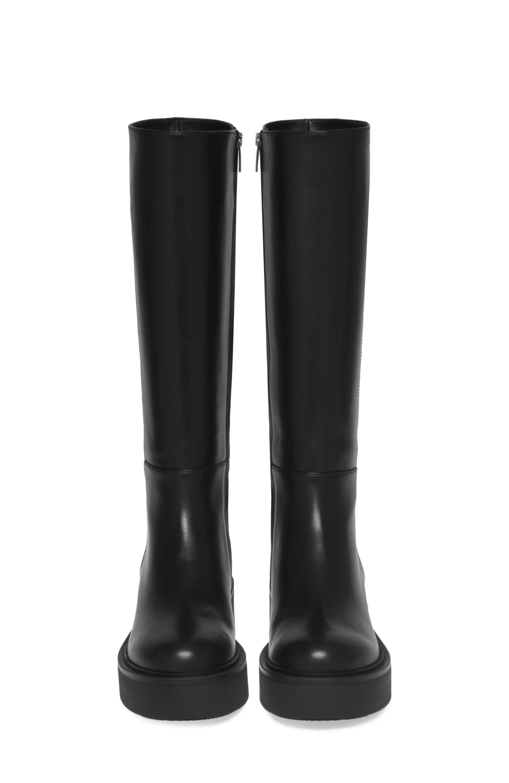 Hiro Boot Boots, Alternate, color, Black Leather