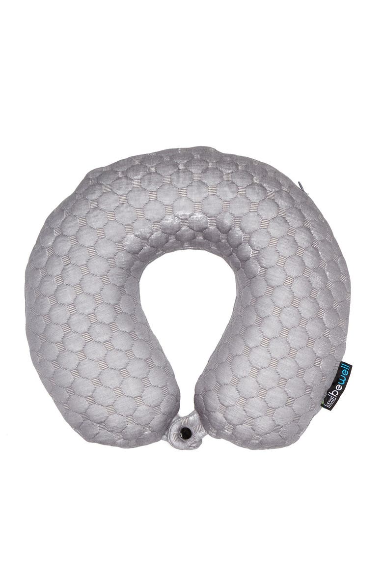 LEWIS N CLARK BeWell Memory Foam Neck Pillow, Main, color, 