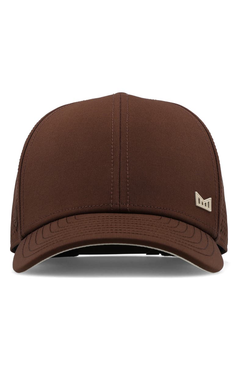 Melin A-Game Hydro Icon Performance Snapback Ball Cap, Alternate, color, Chocolate