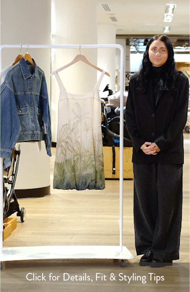 Tropical Print Minidress, sales video thumbnail