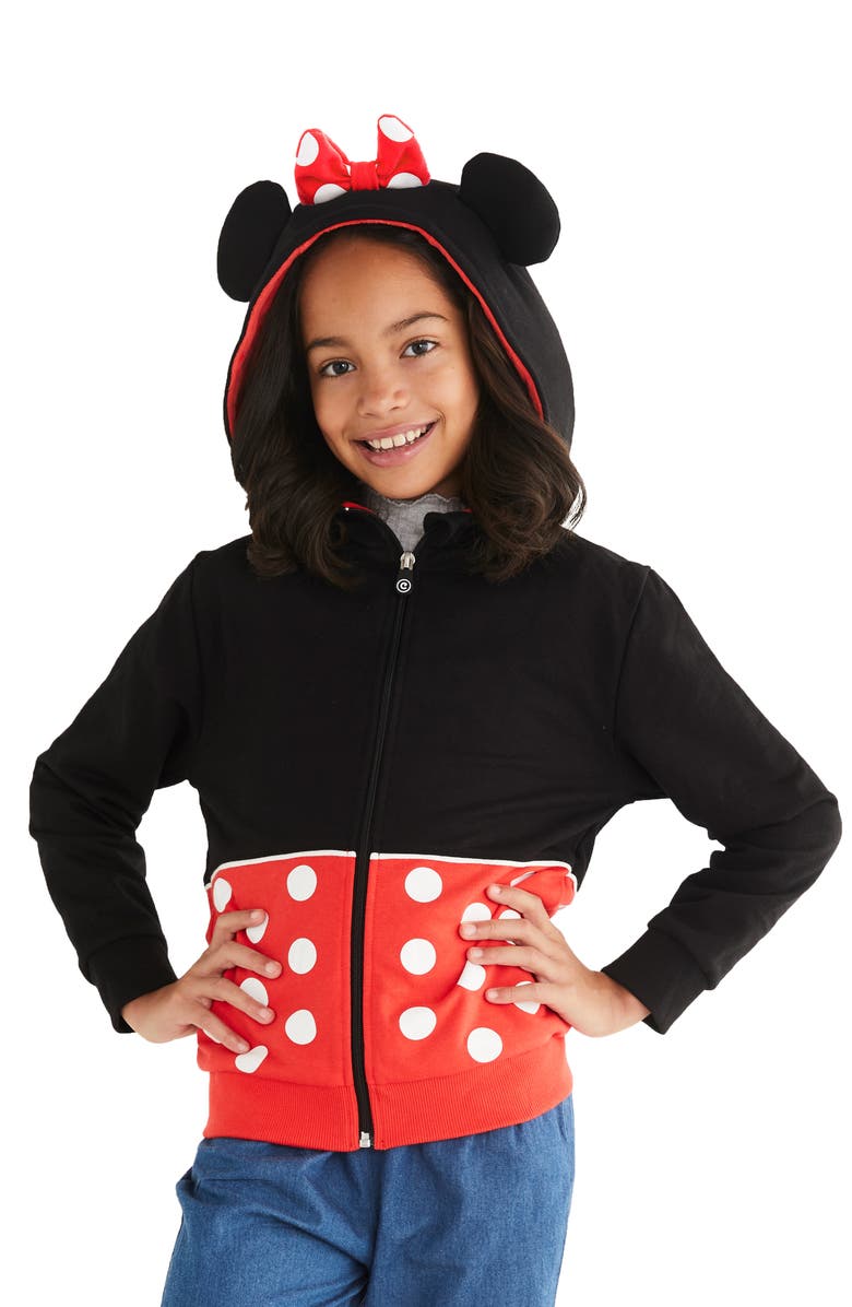 Cubcoats Disney Minnie Mouse 2-in-1 Stuffed Animal Hoodie, Alternate, color,