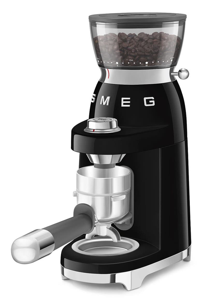 '50s Retro Style Coffee & Espresso Grinder, Alternate, color, BLACK