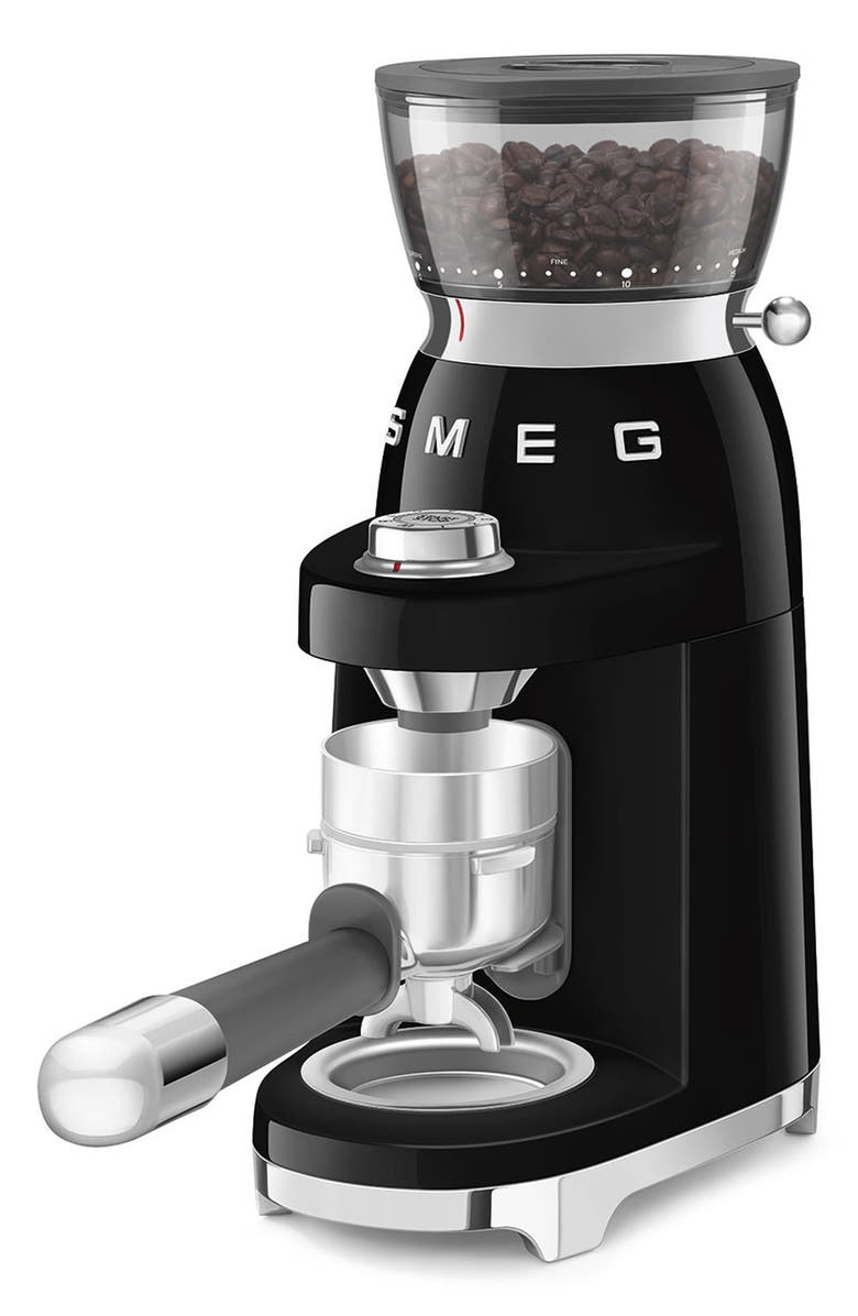smeg '50s Retro Style Espresso Grinder, Alternate, color, Black