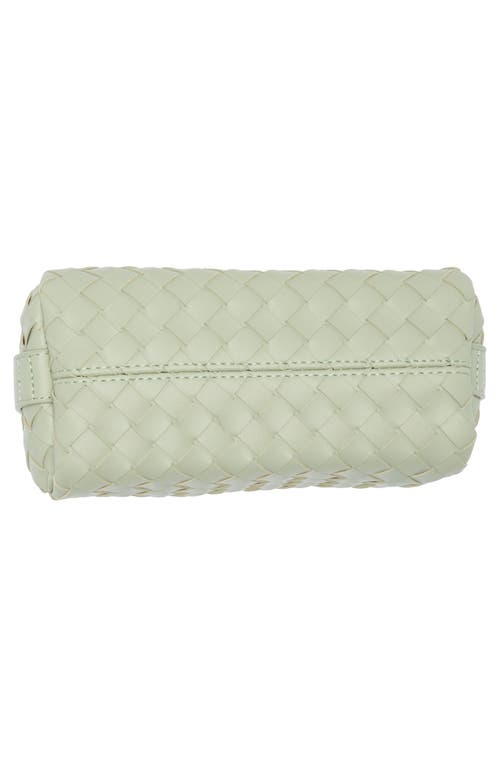 Urban Expressions Handbags Diamond Weave Crossbody Bag In Sage Green