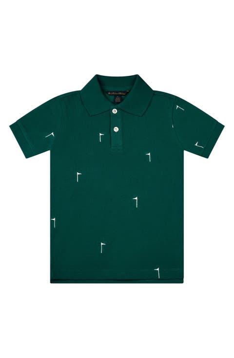 Kids' Embroidered Golf Flag Piqué Polo (Little Kid & Big Kid)