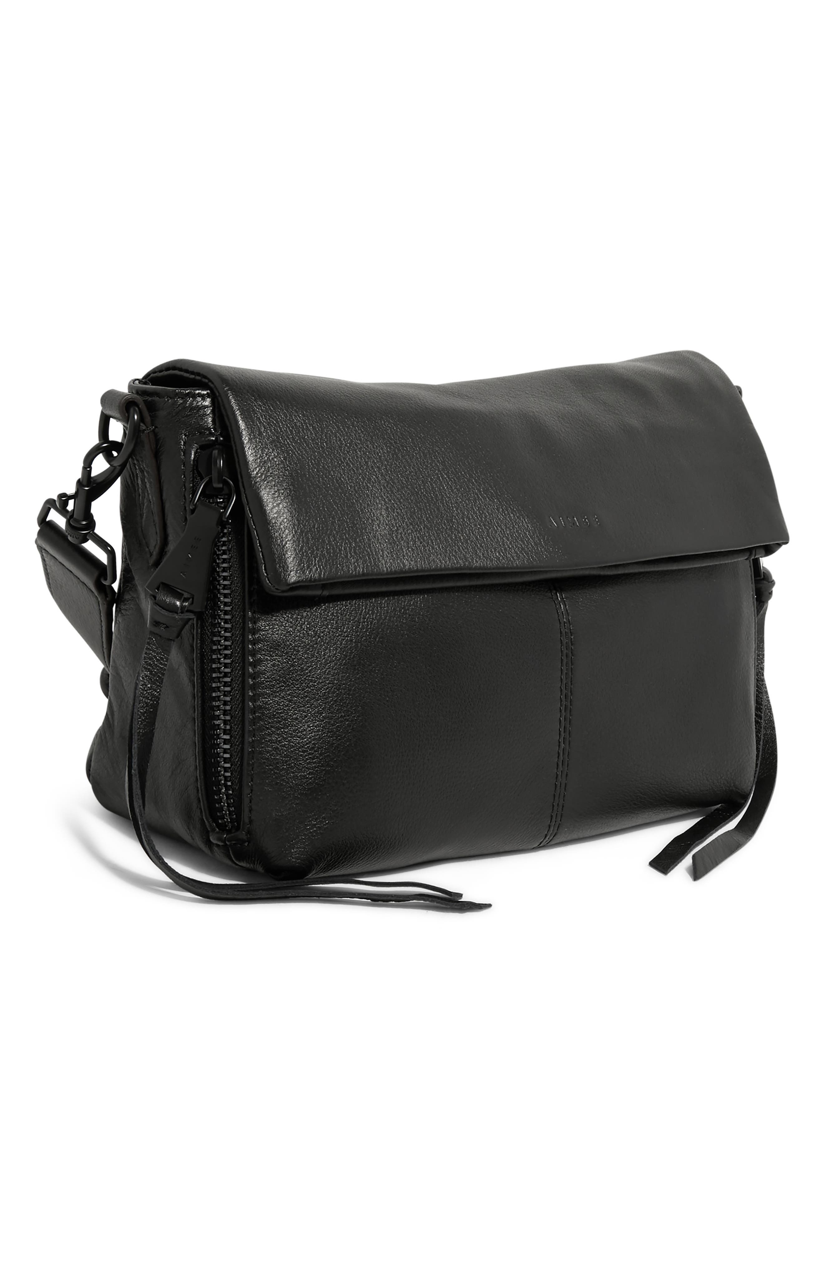 AIMEE Bali Double Entry Crossbody Bag, Alternate, color, Black