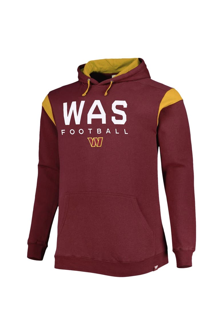 Men's Fanatics Branded Burgundy Washington Commanders Big & Tall Call the Shots Pullover Hoodie, Alternate, color, Burgundy