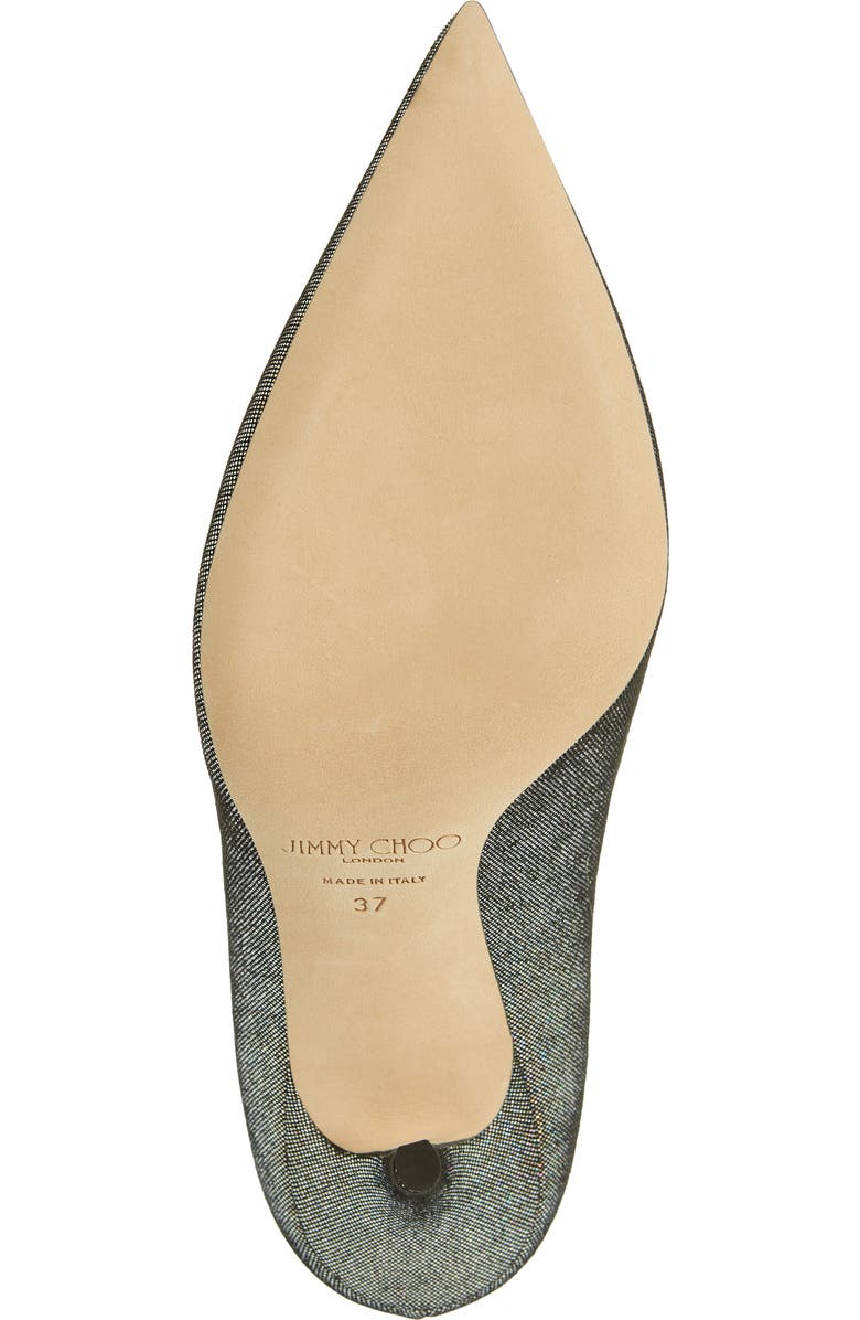 Jimmy Choo Love Disco Glitter Pointed Toe Pump, Alternate, color,