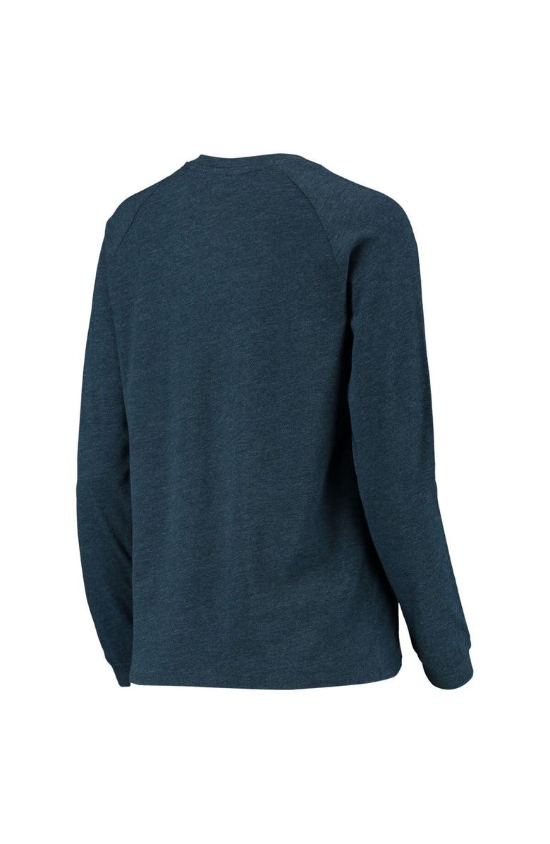 CONCEPTS SPORT Women's Concepts Sport Navy/Gray Penn State Nittany Lions Raglan Long Sleeve T-Shirt & Shorts Sleep Set, Alternate, color, 