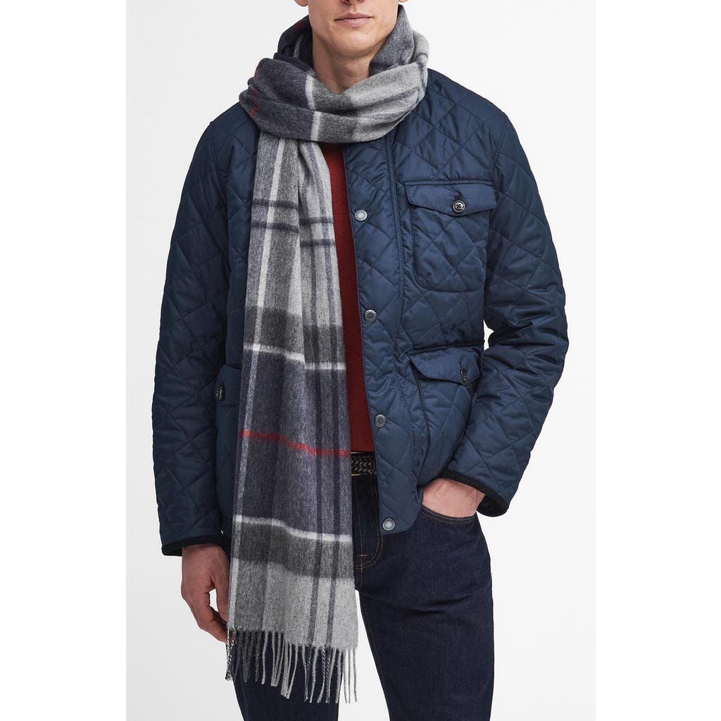 Barbour Carrb Tartan Wool & Cashmere Scarf