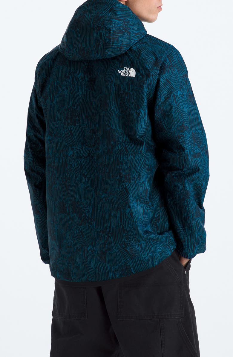 The North Face Antora Waterproof Hooded Rain Parka, Alternate, color, Summit Navy Regenerative Ink