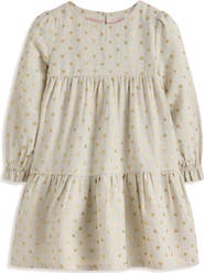 Mini Boden Kids' Betsy Tiered Cotton Dress