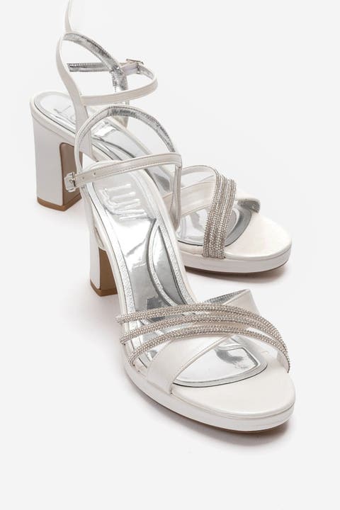 Jarena Block Heel Ankle Strap Sandal
